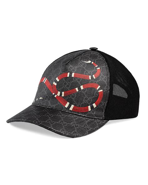 gucci cap with snake|gucci black snake cap.